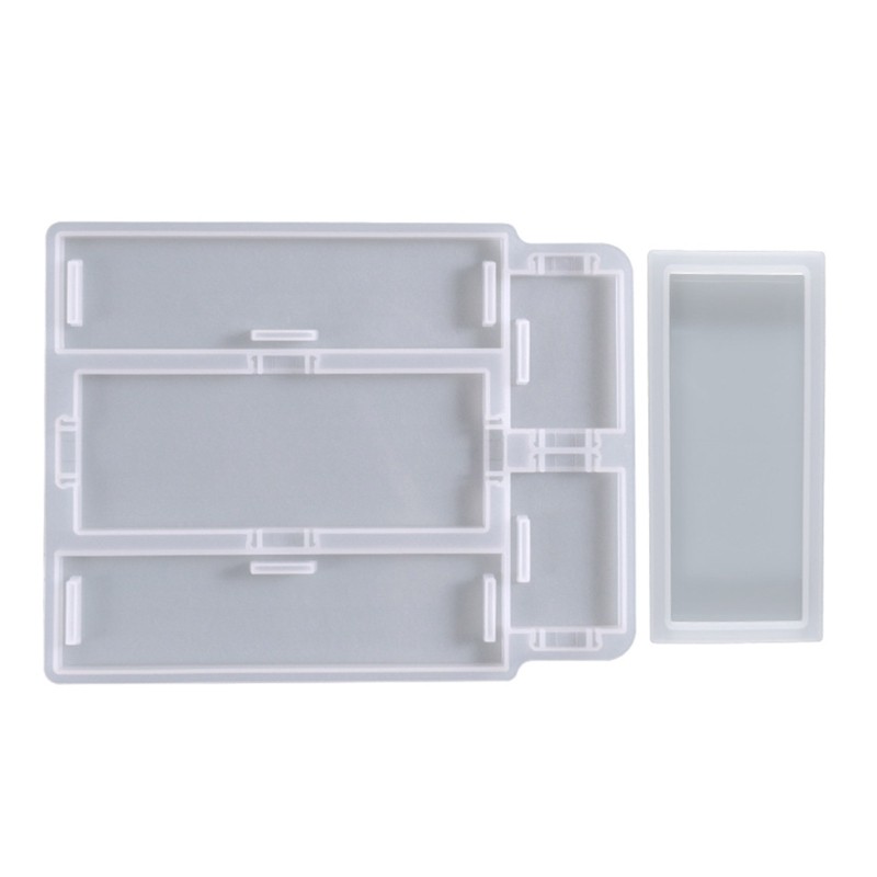 Casting Craft DIY Silicone Rectangular Mould Resin Making Domin Storage Box Mold