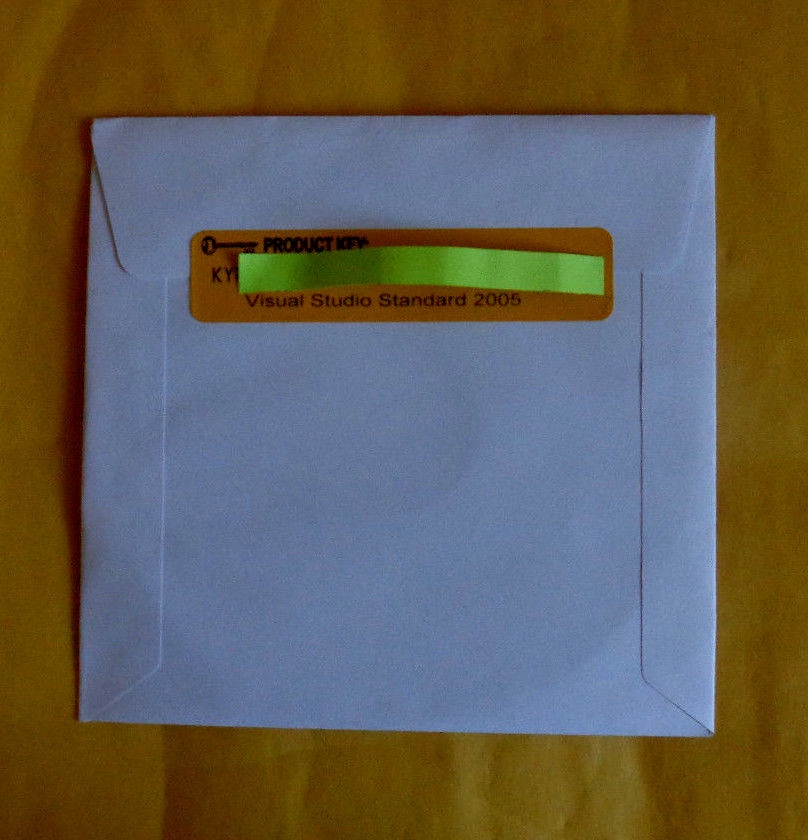 Microsoft Visual Studio 2005 Standard Edition (New ! sealed cd +Key)
