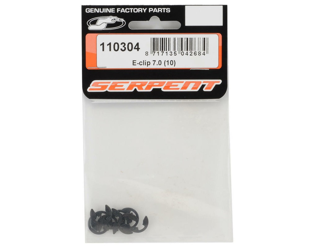 Serpent 7mm E-Clip (10) [SER110304]