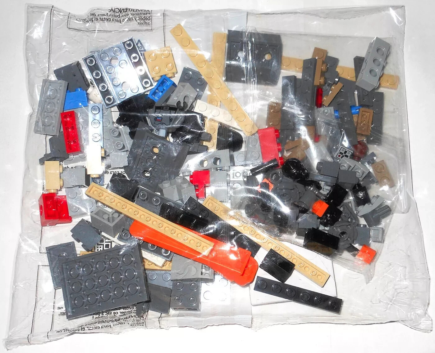 LEGO Star Wars Darth Vader Minifigure Printed Arms Frown sw1249 75352 75387 NEW