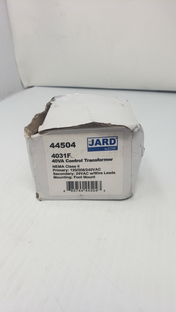 Jard 4031F Control Transformer 40VA SEE DESCRIPTION