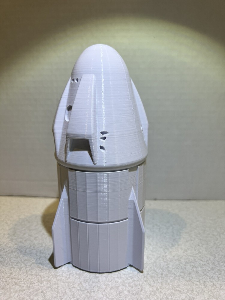 SpaceX Dragon Spacecraft Model, 6in scale