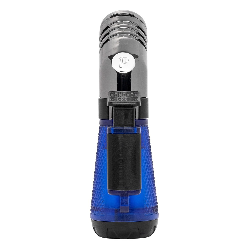 Palio Squadra Angled Triple-jet Flame Lighter, Blue
