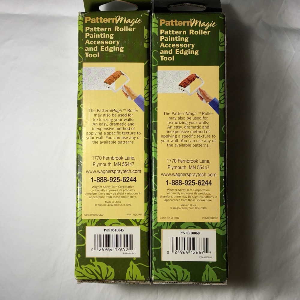 Pattern Magic Wagner Wall Effects Paint Texture Rollers & Edging Tools - NIB (2)