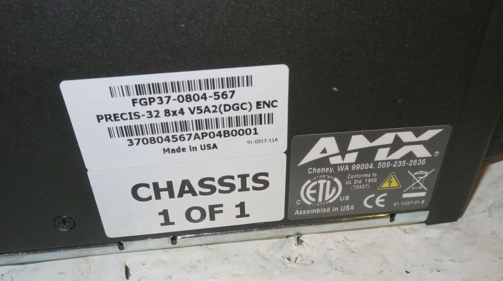 AMX AutoPatch Precis-32 Matrix Switcher 3RU