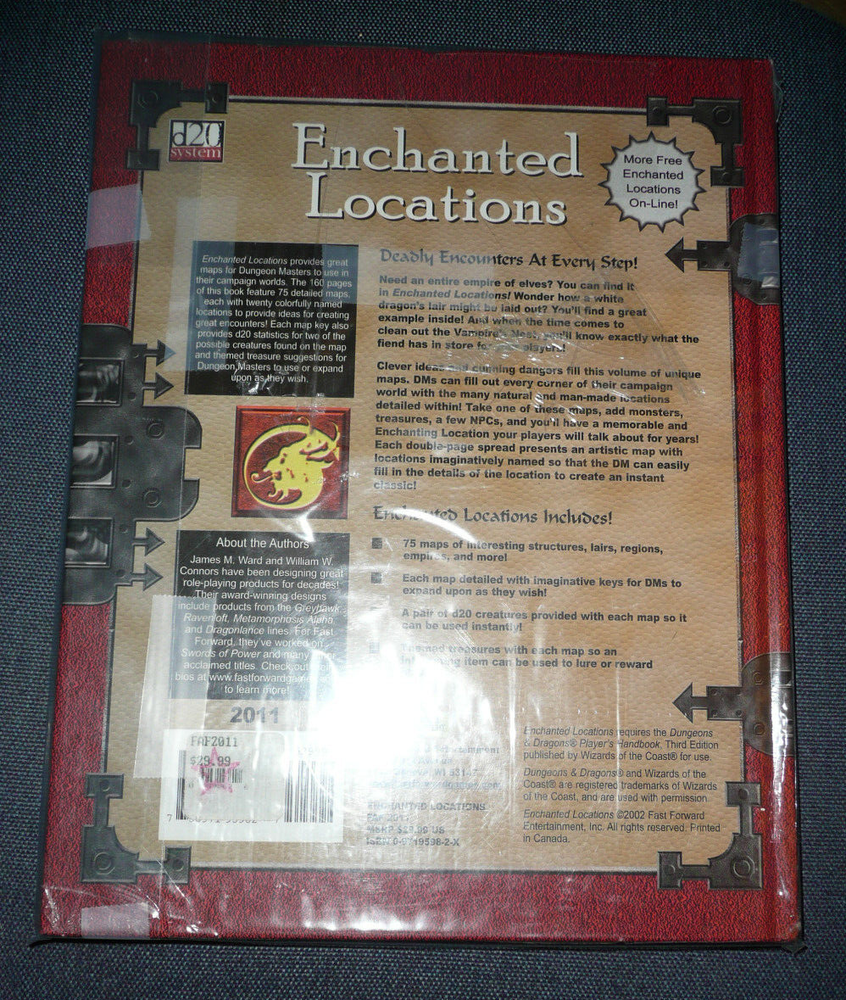 D20 System Enchanted Locations from Fast Forward Entertainment (D&D 3.5)