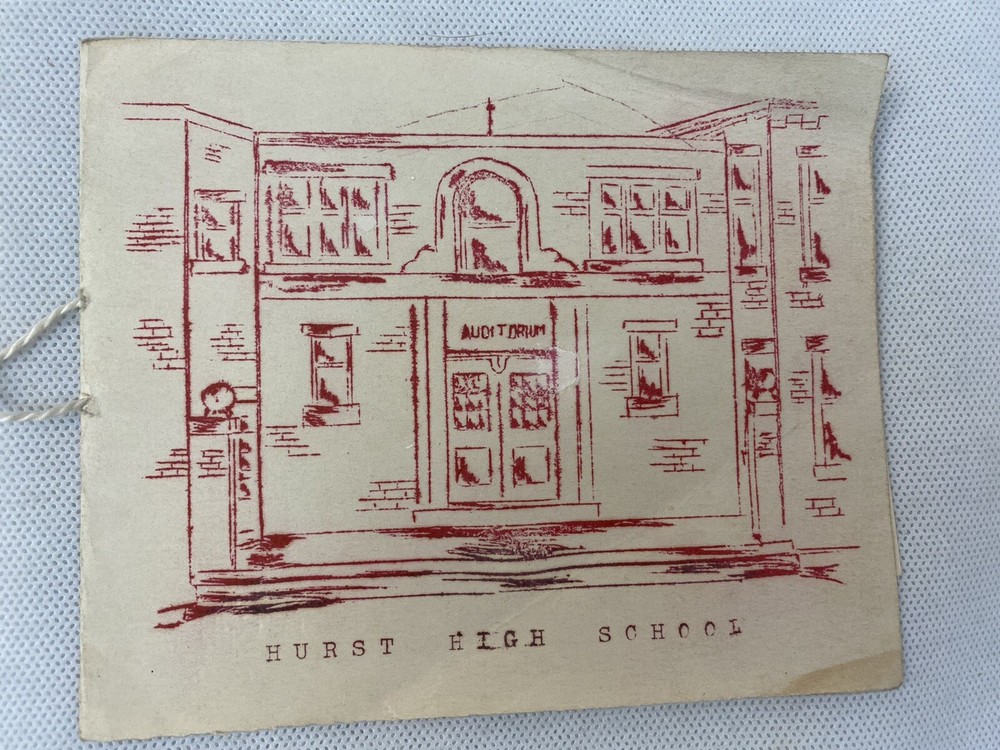 Hurst High School Mount Pleasant PA 1935 Graduating Class Orchestra Program P6D
