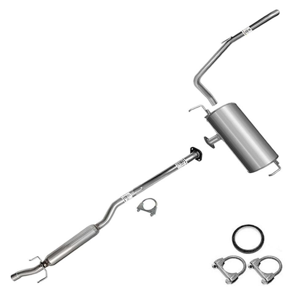 Stainless Steel Resonator Muffler Tailpipe fits 2004-2010 Toyota Sienna FWD