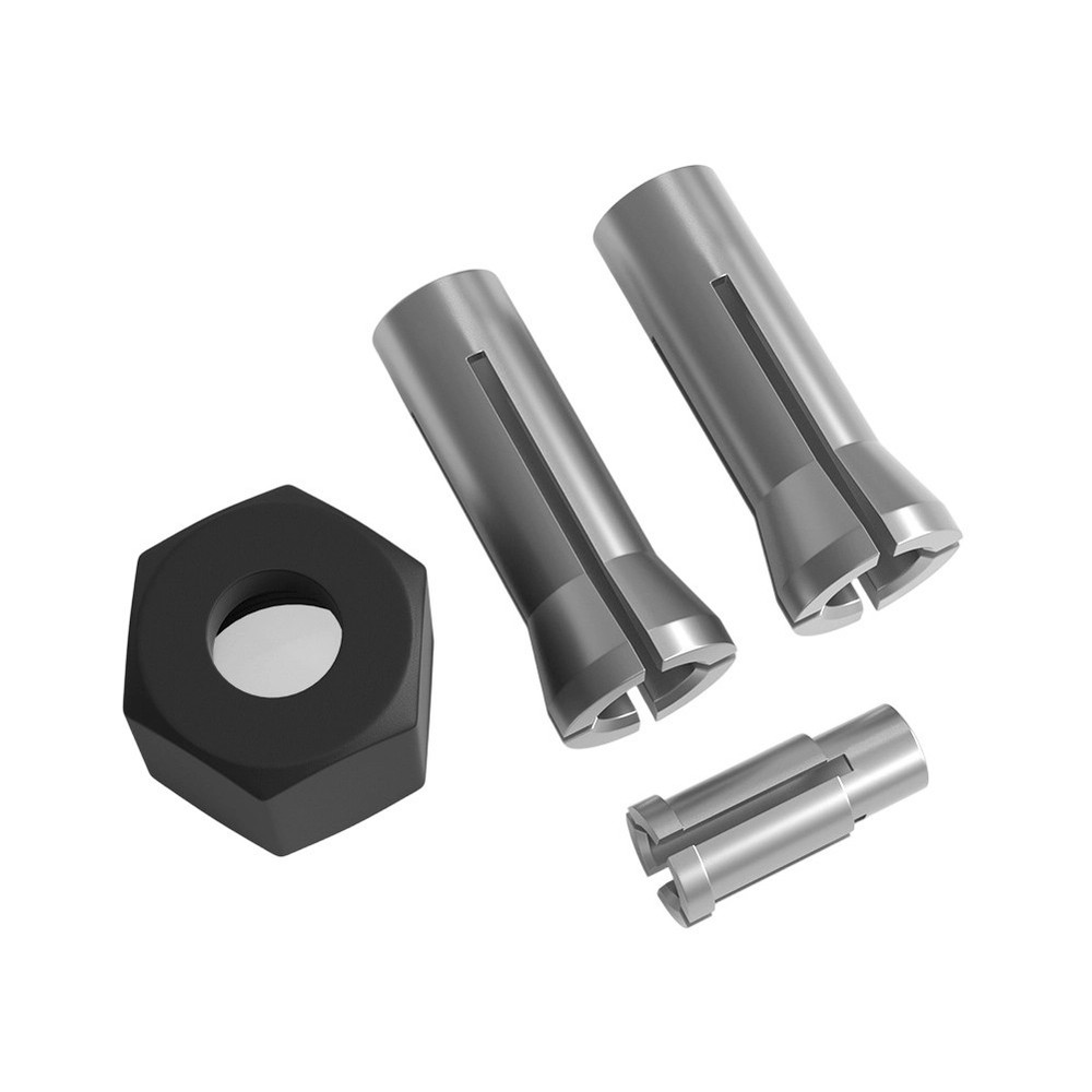 Collet Nut Complete Accessory Set Milling Cutter Accessory Metal Collet Set