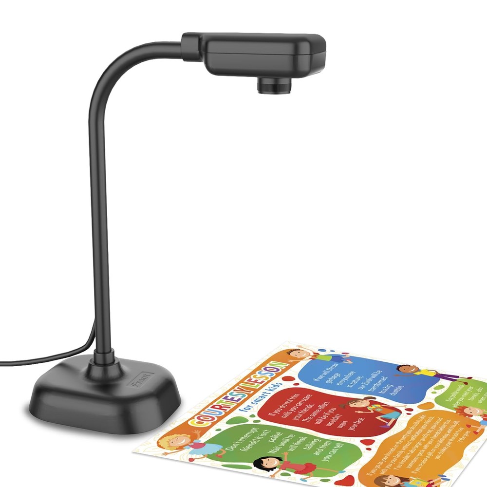 Document Camera for Teachers and Classroom, USB Webcam/Doc Camera Builtin Mic...