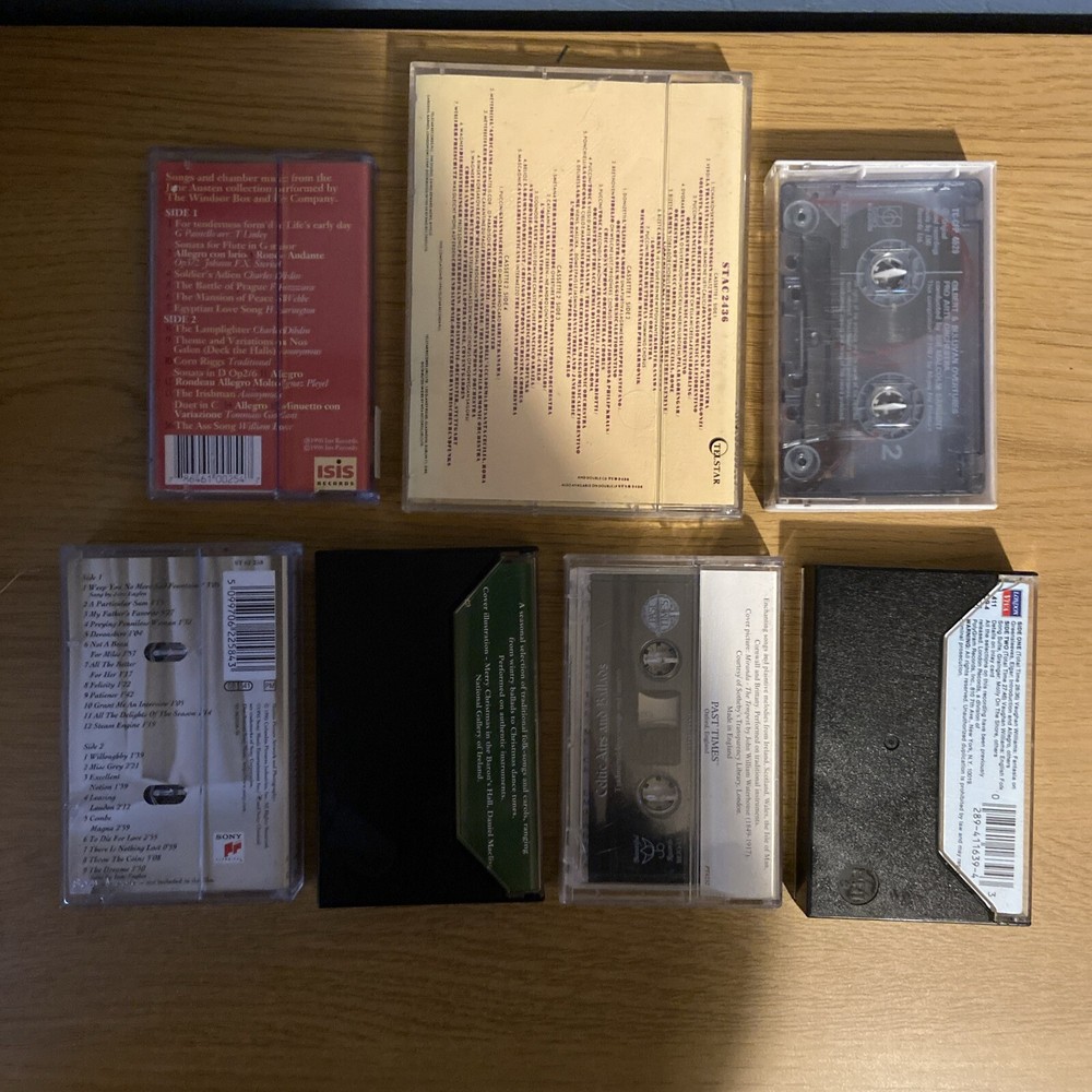 Folk & Classical Mixed Cassette Bundle x 7
