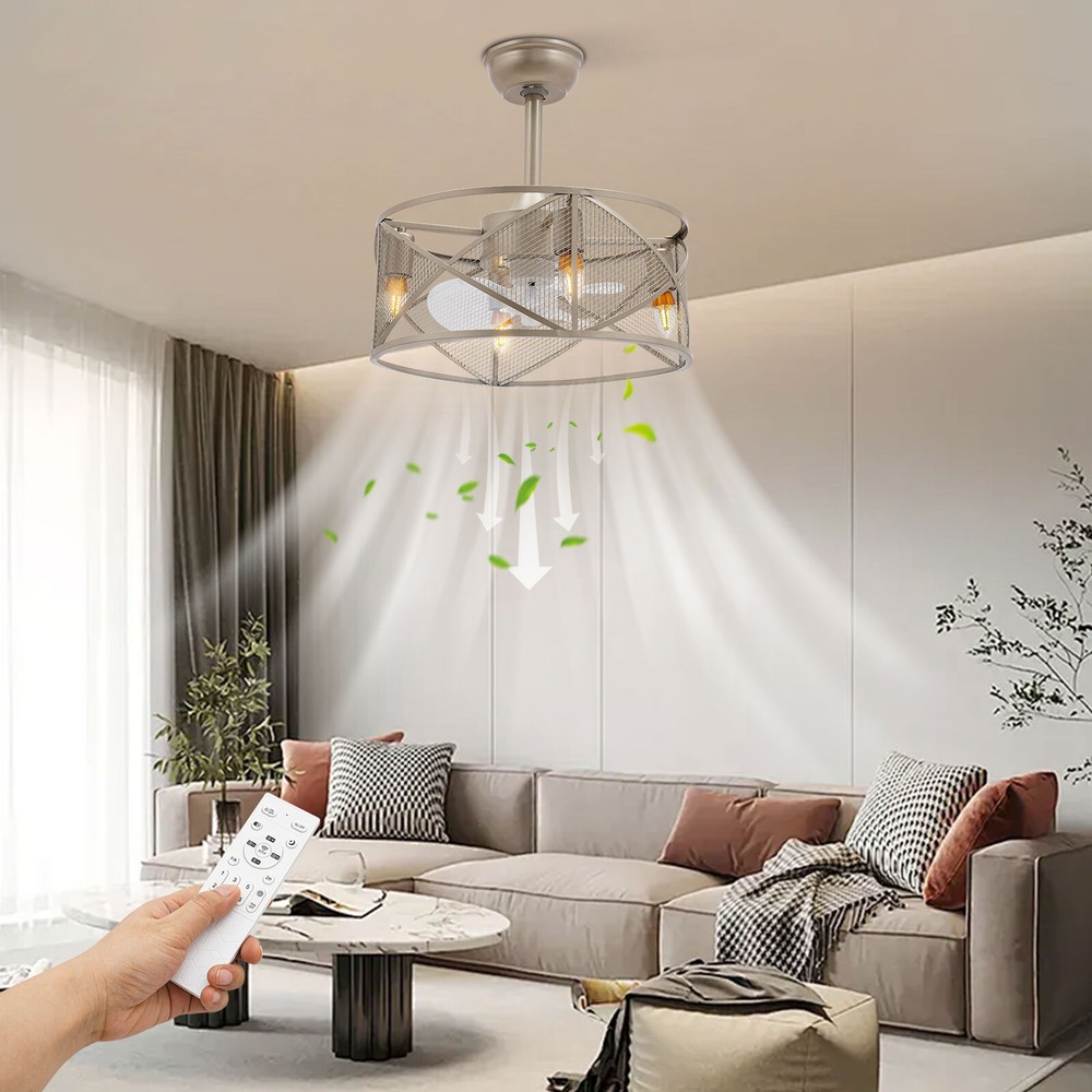 Caged Ceiling Fan Light Ceiling Fan Light Ceiling Fan with Light Remote Control