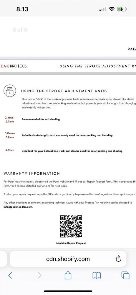 peak proteus Red Adjustable Stroke