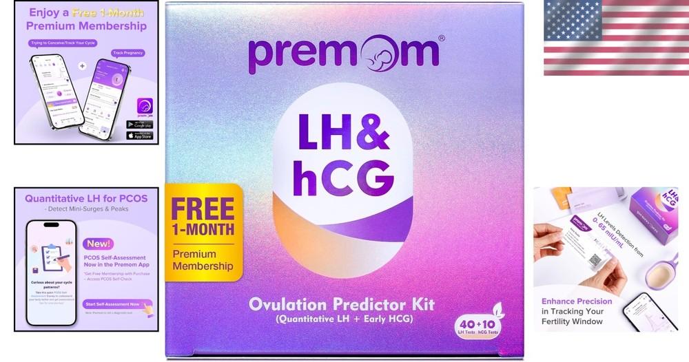 Quantitative Ovulation Predictor Kit - 40 LH + 10 HCG Tests