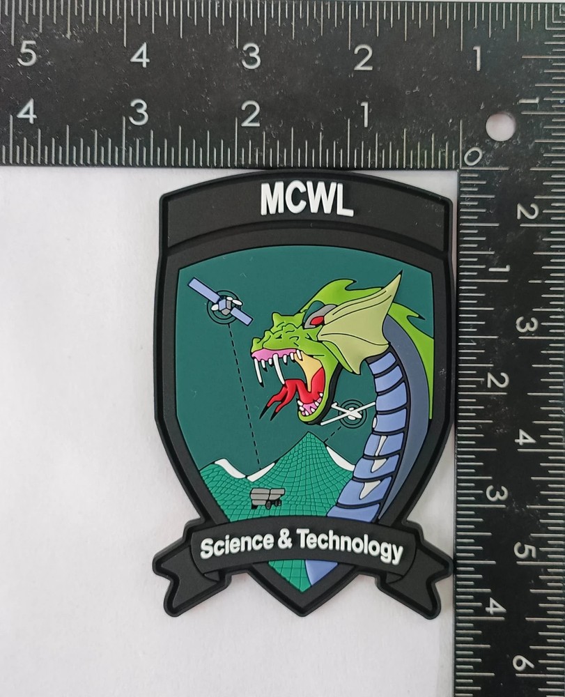 MARINE CORPS WARFIGHTING LAB SCIENCE & TECHNOLOGY MCWL PVC PATCH HOOK & LOOP