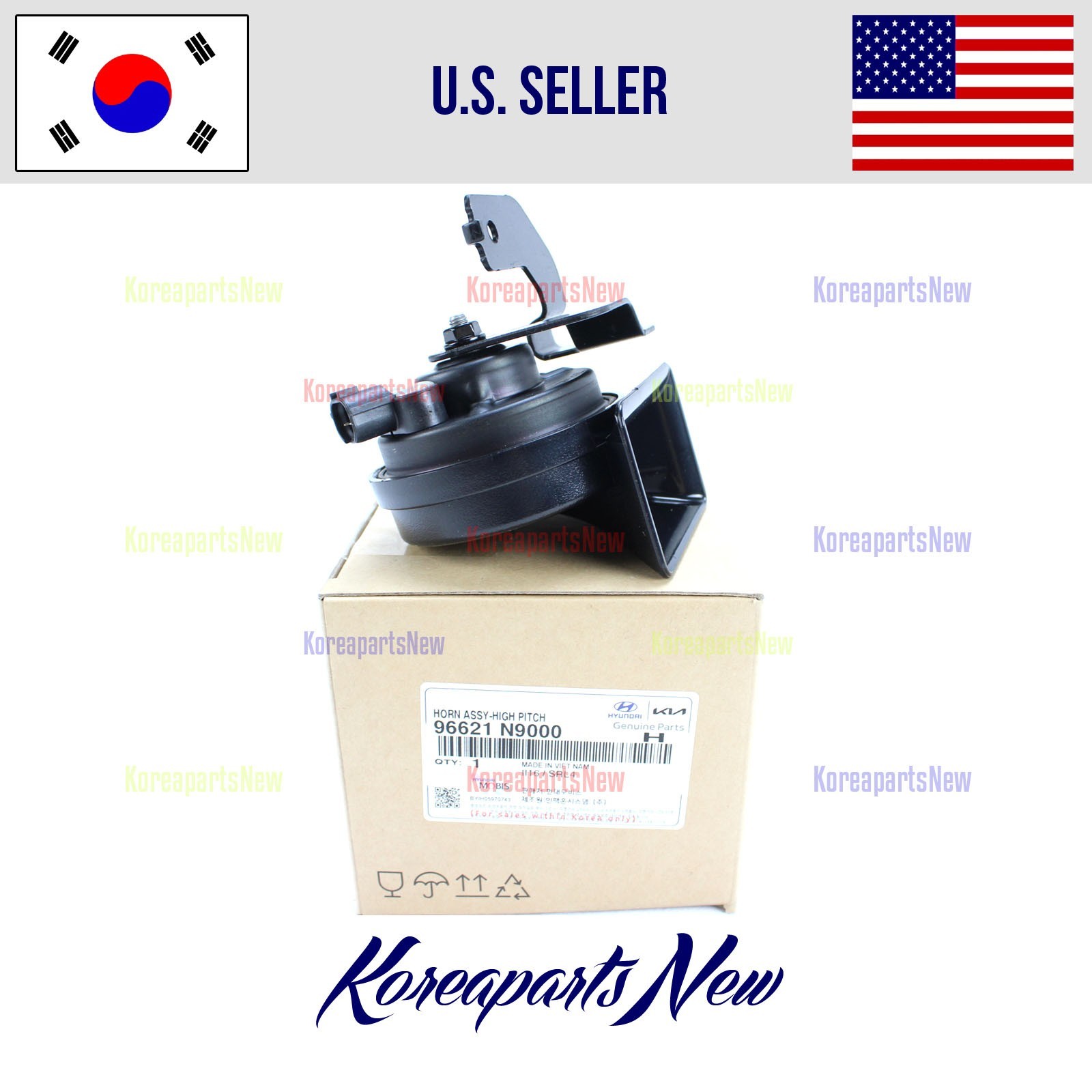 Horn Assembly High Pitch 96621N9000 ⭐OEM⭐ Hyundai Tucson 2022-2024