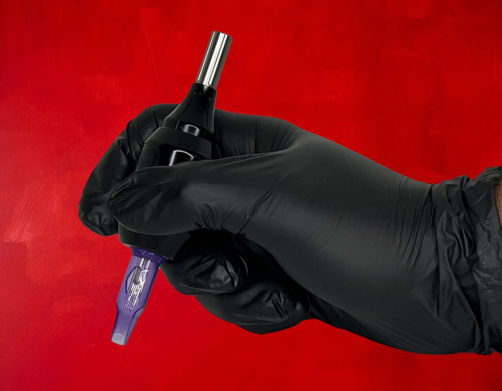 Black Adjustable Aluminum alloy Cartridge grip (include 1pc needle bar), 32mm