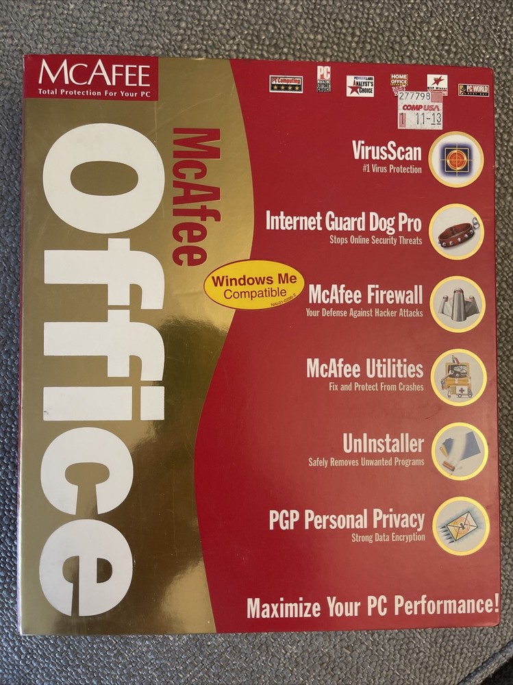 McAfee Office Windows ME 95 98