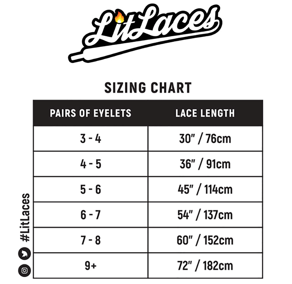 LitLaces - Off White Inspired Custom Printed "SHOELACES" Flat Silk Screen