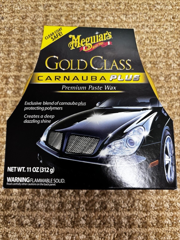 Gold Class Carnauba Plus Premium Paste Wax – Creates a Deep Dazzling