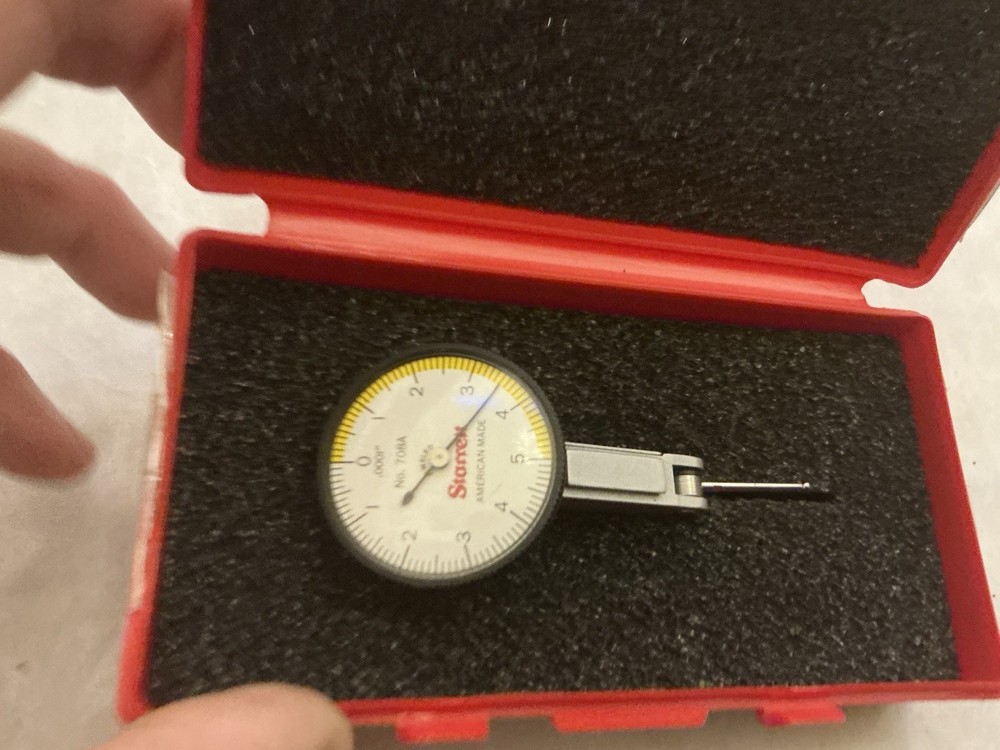 Starrett 708A Dial Test Indicator with Dovetail Mount .010" Range