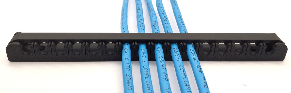 16-Wire Ethernet Cable Comb – Cable Organizer (5 pack)