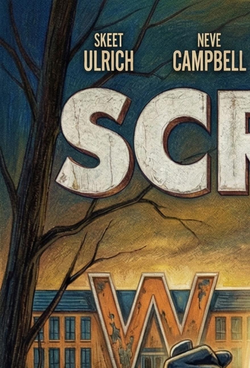 Scream Ghostface Horror Movie Poster Print Matte Glossy 11x14 11x17 13x19