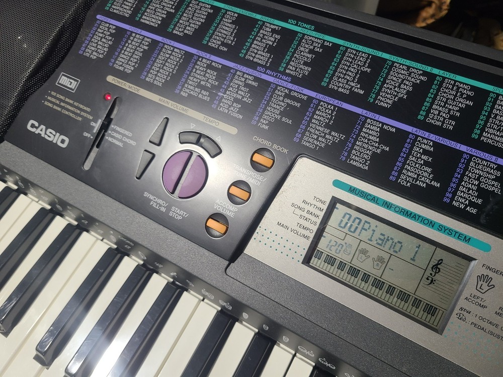 Casio CTK518 61 Key Portable Keyboard (TESTED)