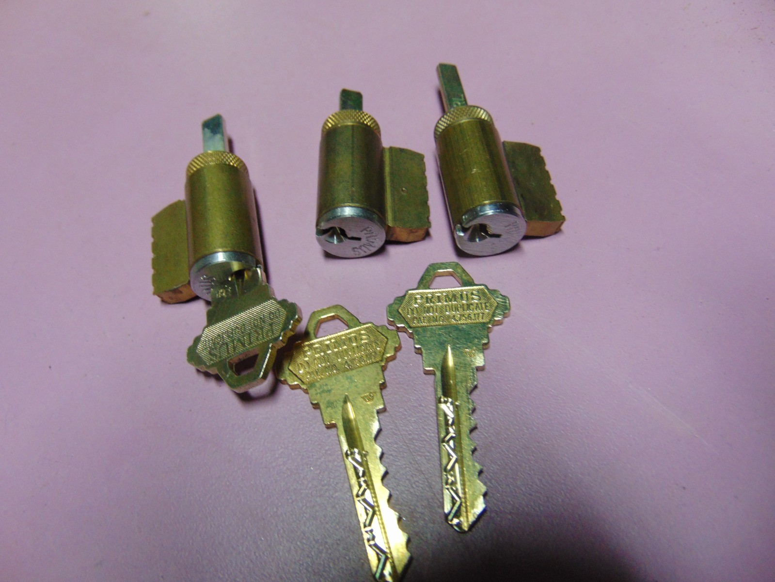 3 SCHLAGE PRIMUS LOCK 20-748-626 CP WITH 3 KEYS KEY SAME LOCKSMITH