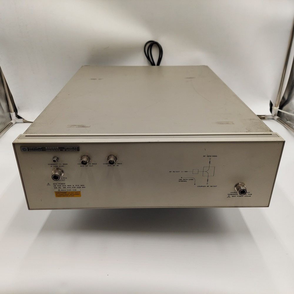 Hp 83220E Dcs Pcs MS RF Interface  Agilent  Option 010
