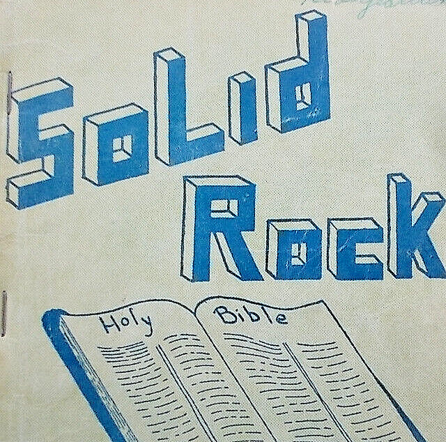 SOLID ROCK *** Copyright 1952 *** CHURCH HYMNAL *** Paperback