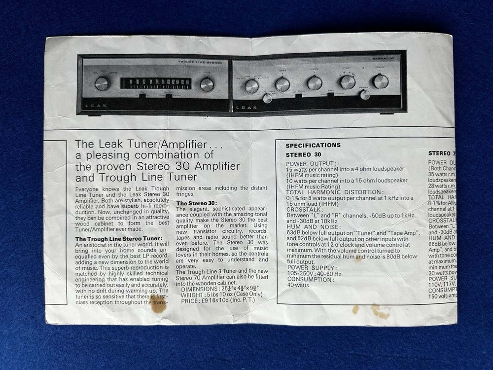 Leak Trough line Brochure