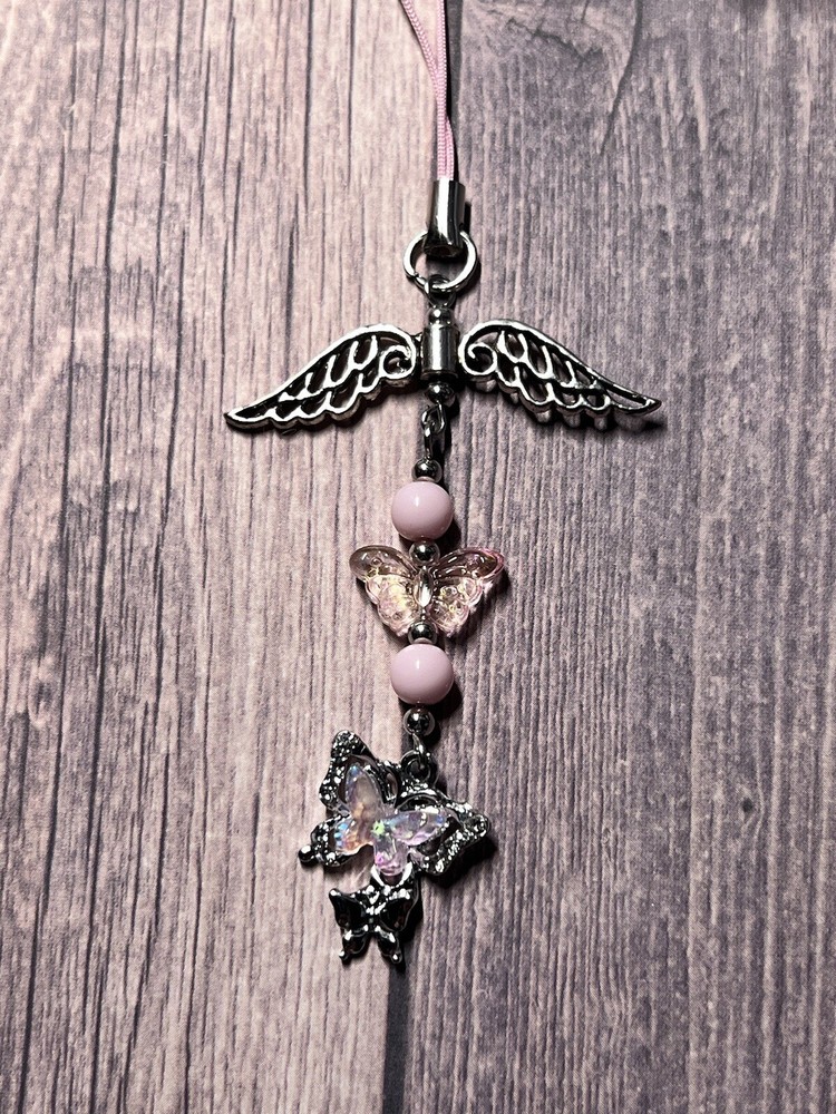 Butterfly Phone Charm l Keychain