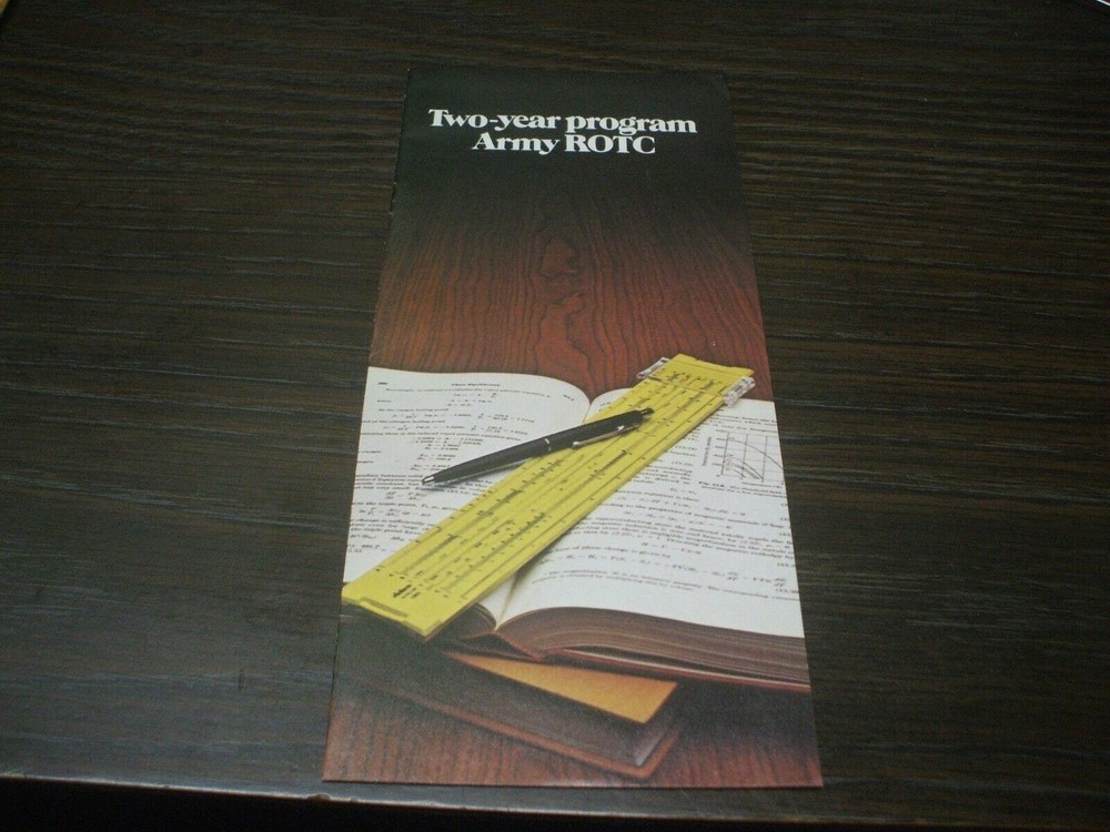 1973 TWO-YEAR PROGRAM - U.S.ARMY ROTC Recruitment Brochure
