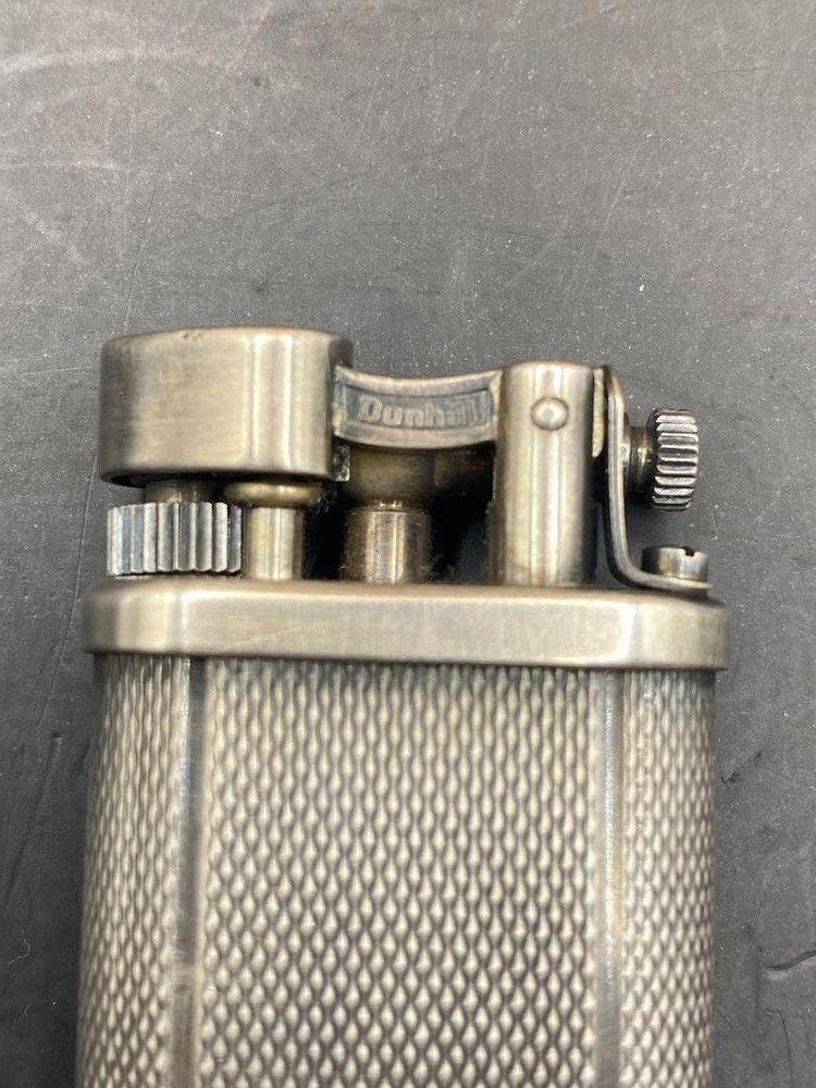 Dunhill unique hammer lighter silver without box