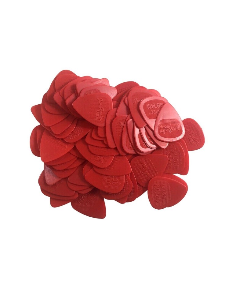 Dunlop Guitar Picks Nylon MIDI 72 Pack .53mm Red