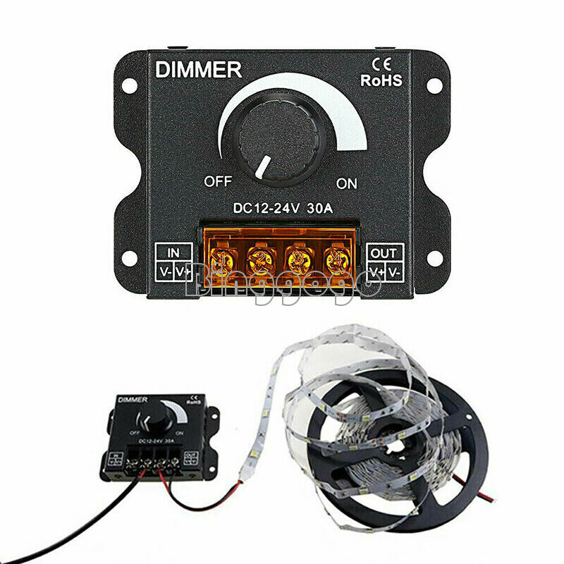 1PCS DC 12V / 24V 30A LED Switch Dimmer Controller for LED Strip
