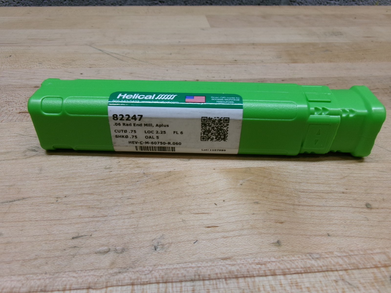 HELICAL #82247 | 3/4" Carbide .End Mill | 6 Flute | APLUS Finish