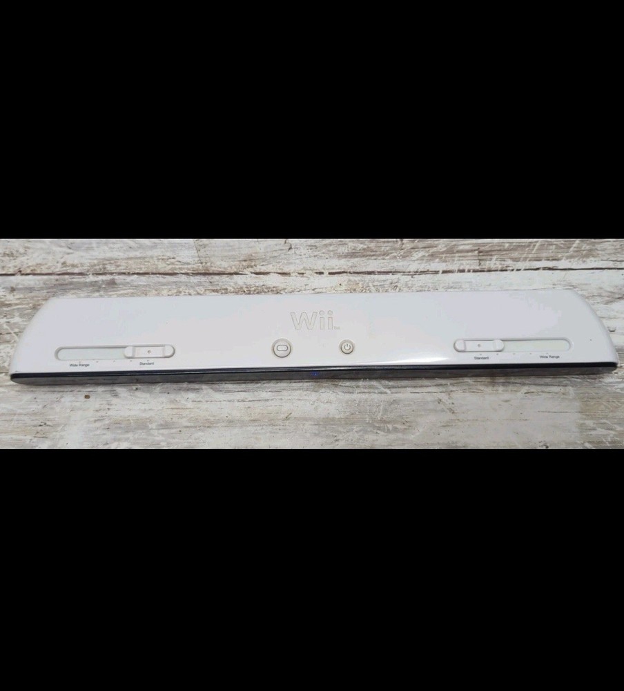 Wii Ultra Sensor Bar Wide Range Wireless For Wii U White Tested