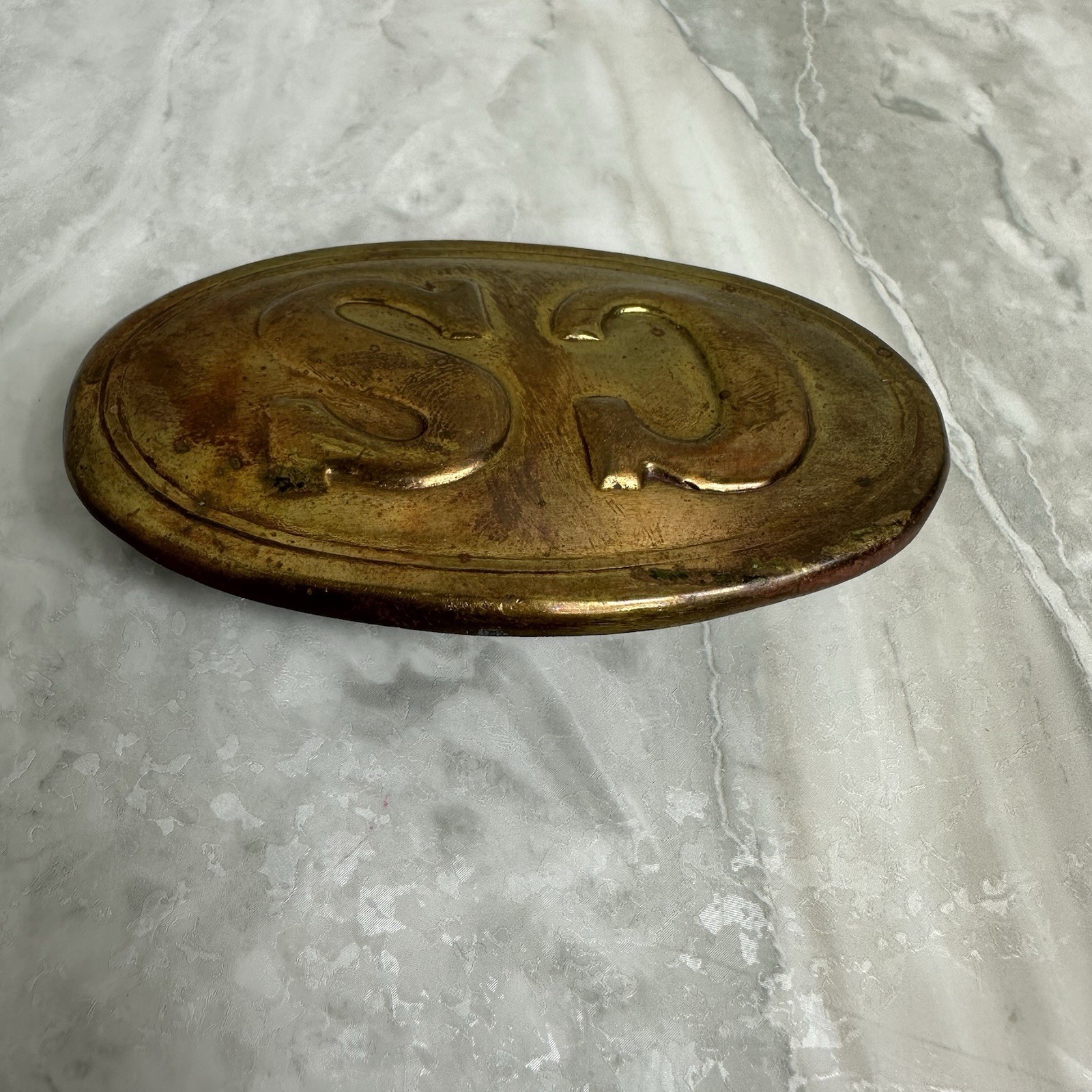 Confederate Soldier “CS” Box Breast Plate Replica