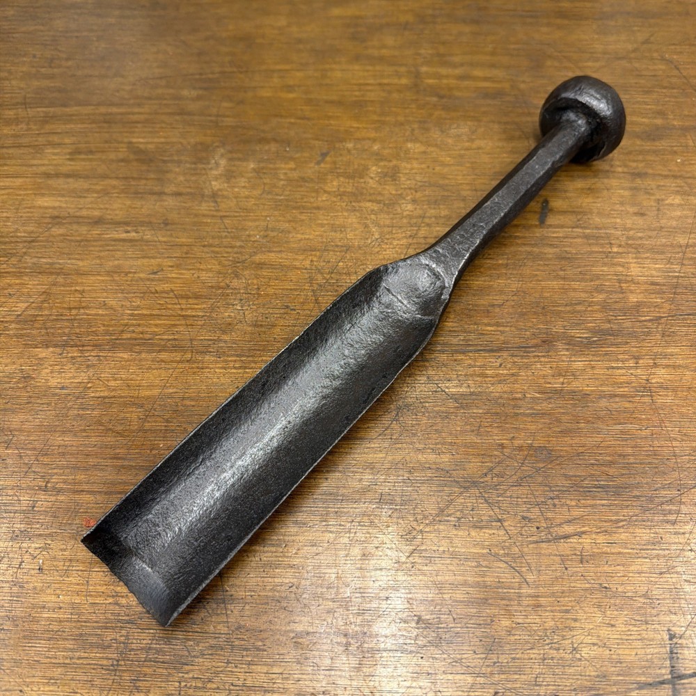 Large Vintage Blacksmiths Made - Gouge Chisel
