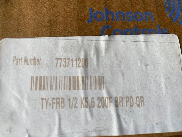 (6 PIECE) 773711200 TYCO 1/2 TY-FRB BRS PEND