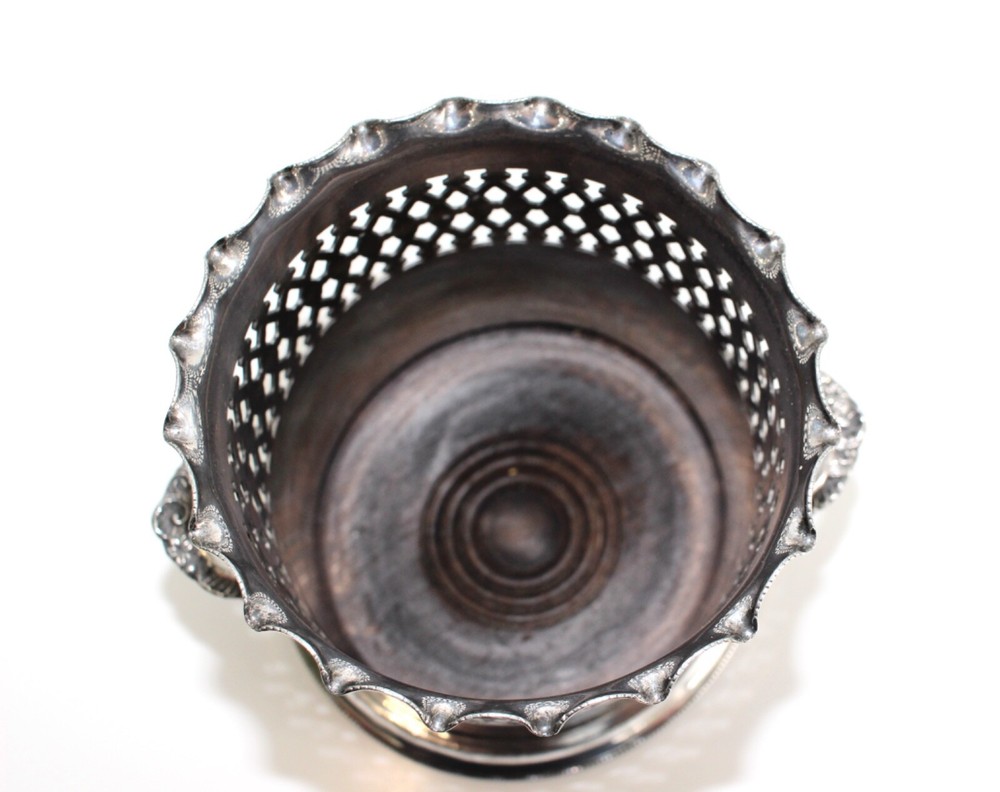 Walker & Hall Silver Plated Bottle Sleeve, Coaster