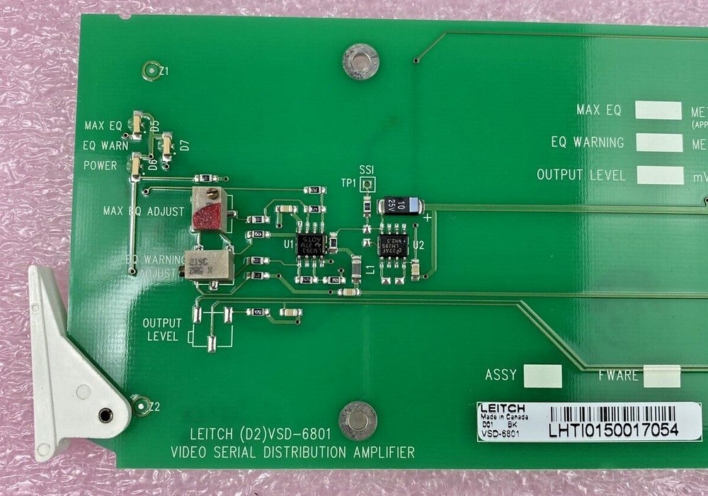 Leitch VSD-6801 video serial distribution amplifier card