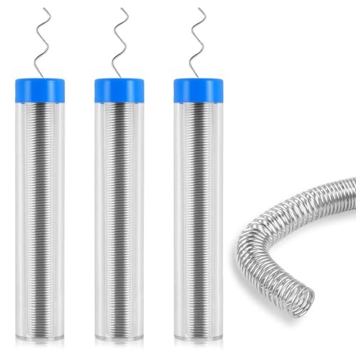 60/40 Solder Wire, 4 PCS Rosin Core Solder, Soldering Wire for Stained Glass,