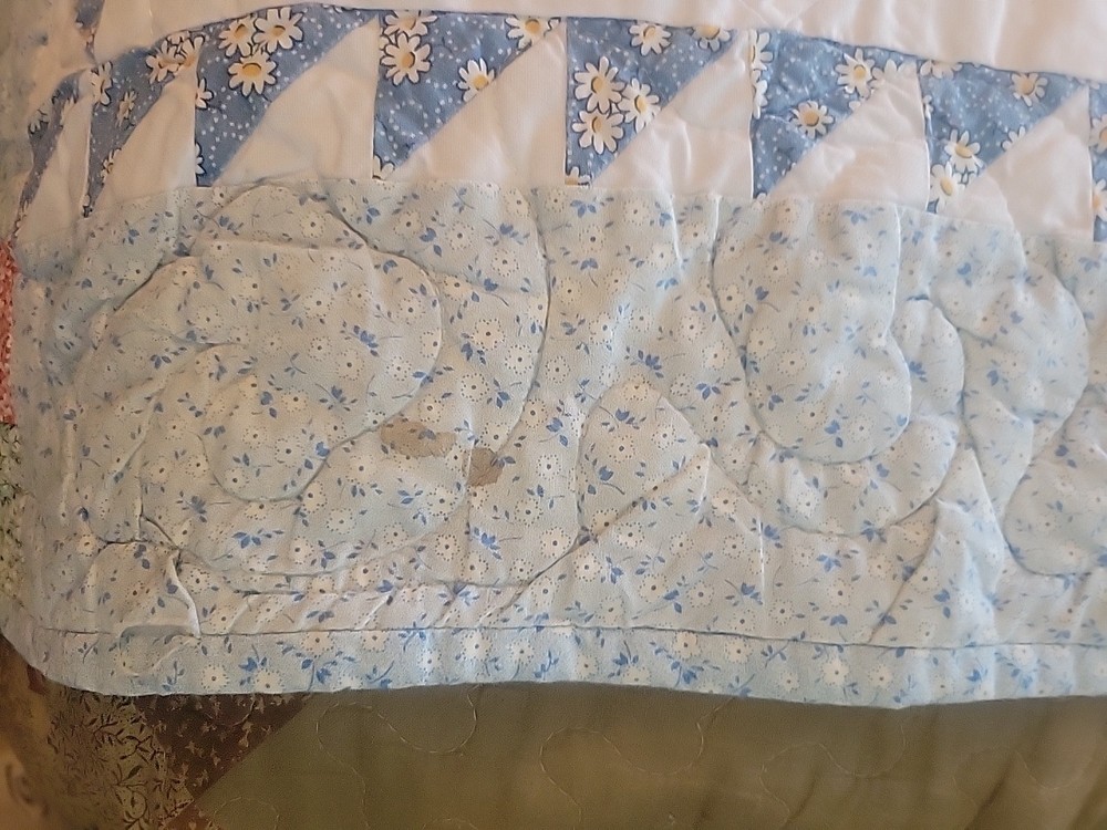 Light Blue Quilt 85 x 83