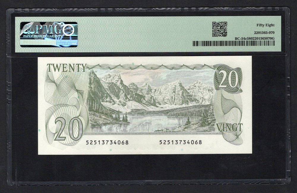 Canada 20 Dollars 1979 BC-54c About Uncirculated