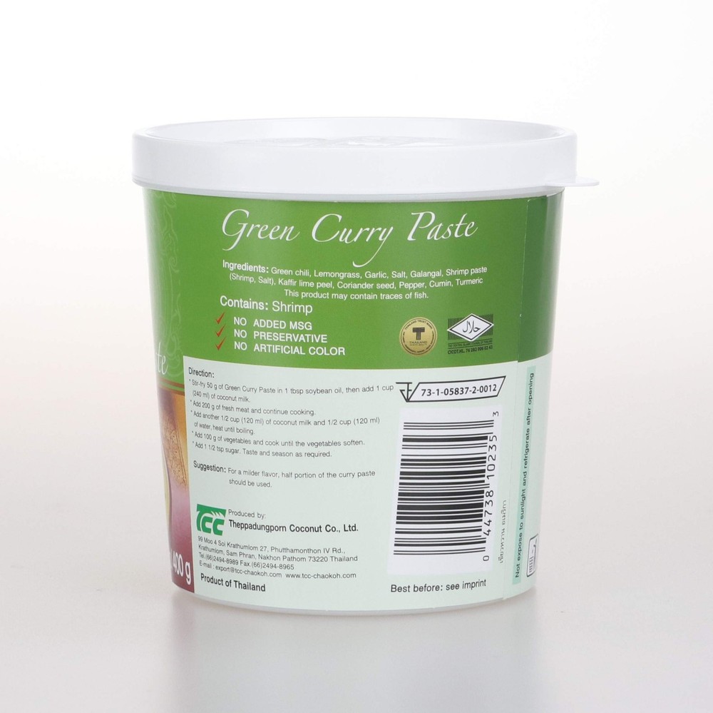 Green Curry Paste, Authentic Thai Green Curry Paste for Thai Curries & Other ...