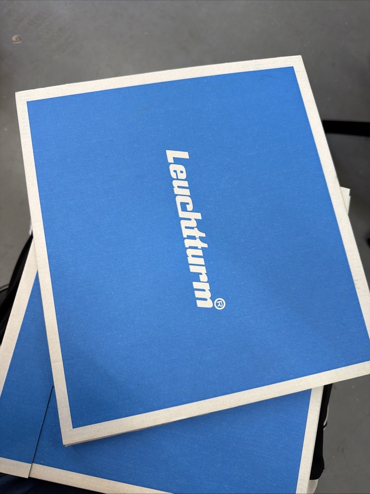 50 Lighthouse Blank pages 13 ring binder stamp collection Album 331407 No Border