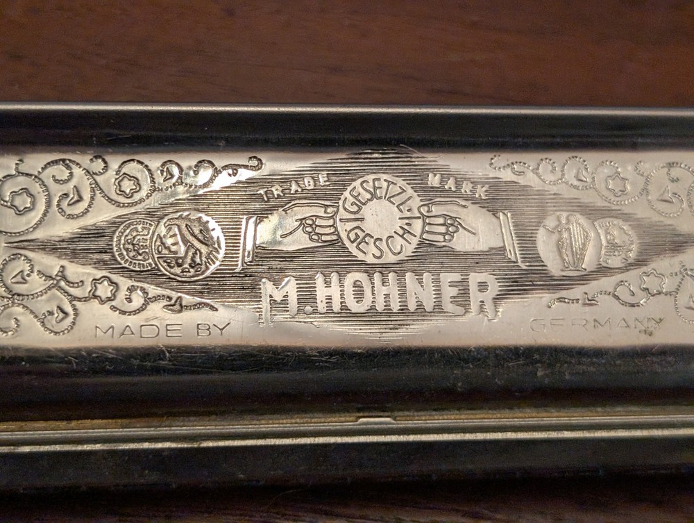 Hohner Super Chromonica Chromatic Harmonica 270 / Key C Germany Original Case